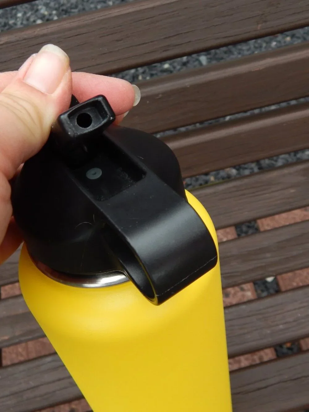 Hydro Flask 40oz Wide Mouth Flex Straw Bottle - YELLOW